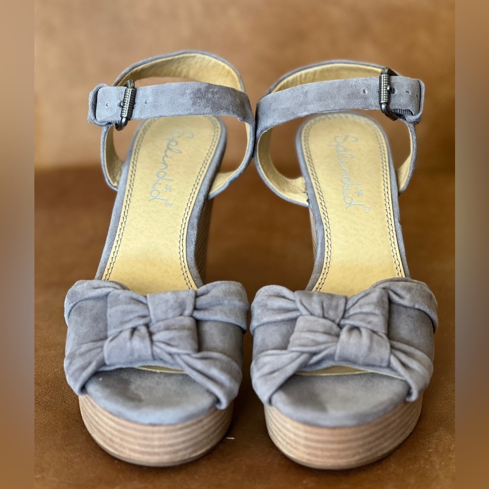 Splendid suede platform sandals. NWOT